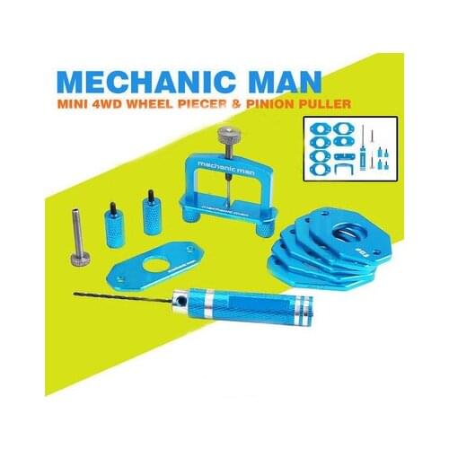 Mechanic Man Wheel Hole Punch Drill Wheel Hub Removal Tool Puller For Tamiya Mini 4WD Car Model