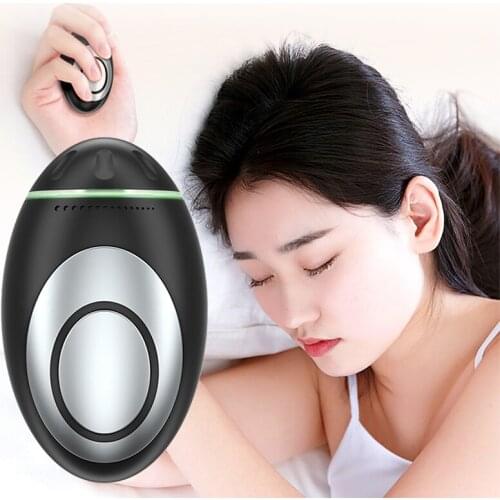 Microcurrent Sleep Aid USB Rechargeble Handheld Sleep Aid Low-frequency Pulse Current Sleep Device Holding Sleep Aid Instrument