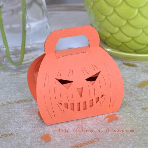 Pumpkin sweet box,pumpkin decorative paper box,unique Halloween pumpkins for sale
