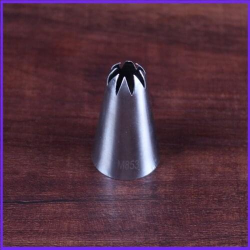 25*40(mm) Stainless Steel Decorating Tip, Cake Noozle, Cake Puff Decorating Tools Icing Piping Sugarcraft Pastry Tip,M853