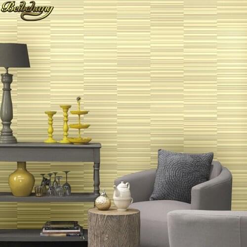 Beibehang wall paper. Pune nostalgic retro irregular horizontal stripes non-woven mottled backdrop wallpaper bedroom living room