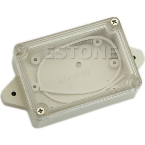 Plastic Waterproof Clear Cover Electronic Project Box Enclosure Case 85*58*33MM H02 828 Promotion