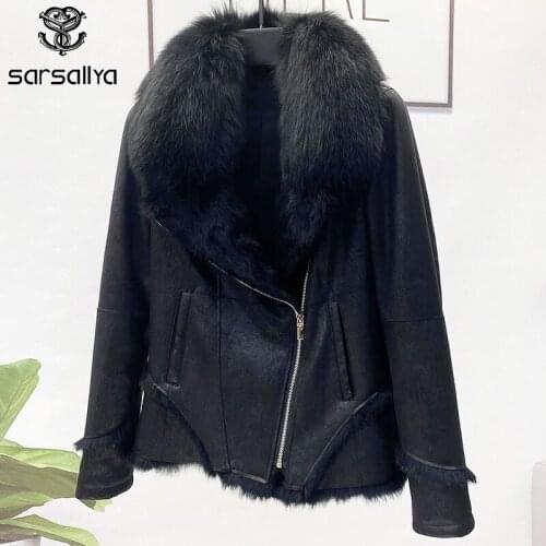 SARSALLYA Women's Sheepskin Coats