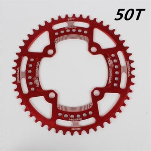 SNAIL 104BCD Big Chainring Narrow Wide MTB Bike Crankset Round Chain Ring 44-52T Bicycle Parts