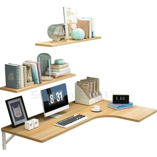 Folding table, modern dining table, wall hanging table, computer table, connecting table, desk, study table against the wall