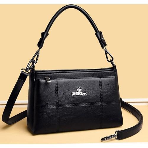 The New Fashion Women High Quality Leather Crossbody Bags Luxury Female Designer Shoulder Bag Leisure Tote For Lady Shoulder Bag