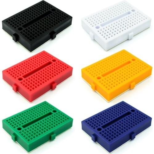 SYB-170 Mini Solderless Prototype Experiment Test Breadboard 170 Tie-points 35*47*8.5mm
