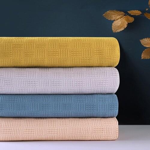 Thin Plaid Cotton Blanket for Sofa Bed Luxury Sofa TV Knitted Thread Throw Blankets Bedspread for Bed Cover Quilt Towel Blanket