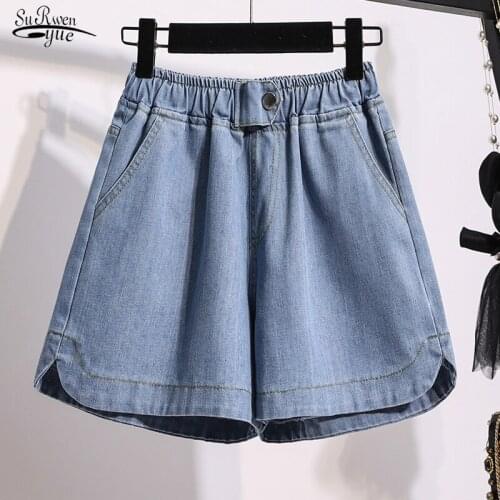 2021 Summer Womens Denim Shorts Harajuku Vetement Femme Jeans Women Loose Ropa Mujer Short Femme Plus Size Jean Shorts 15514