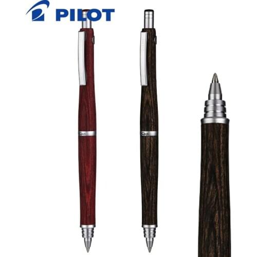 1pcs PILOT S20 Hippo Wood Rod Ergonomics BPPS-2SK Ballpoint Pen Ballpoint Pen Medium Oil Warm Wood Rod Low Center of Gravity