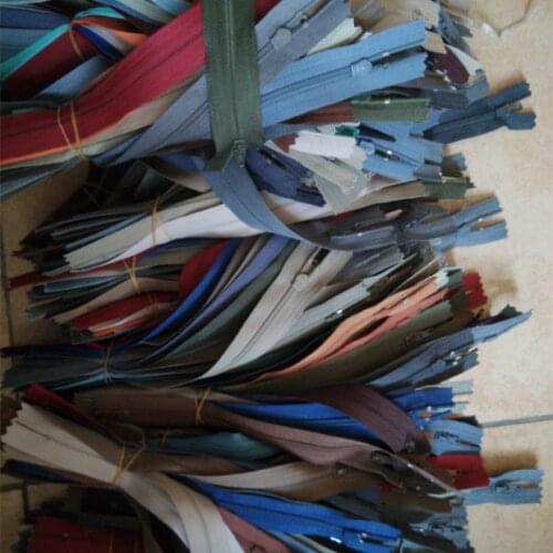 100 PCS/LOT 20 Colors MOST FREE SHIPPING YKK Zipper Colorful Nylon COIL CLOSE END FOR Pocket Bag TROUSERS Sewing Accessories