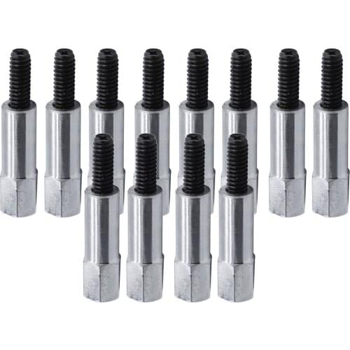 12 Pieces Hex Head Valve Cover Bolt Set Direct Replaces for Chevy 283 302 ,Easy to Install