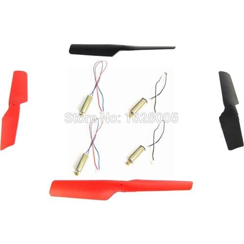 8pcs/set CW/CCW motor+propeller For Wltoys V626 WLToys Spare Parts