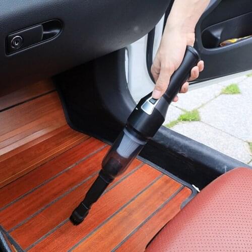 Car Cordless Vacuum Cleaner Powerful Cyclone Suction Handheld Home Car High-power Dual-purpose Portable Dust Dumping