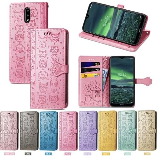 For Nokia 2.3 Case Shockproof Phone Bumper Armor TPU Flip Bag Fundas Leather Phone Case For Nokia 2.3 Cover For Nokia 2.3 Fundas