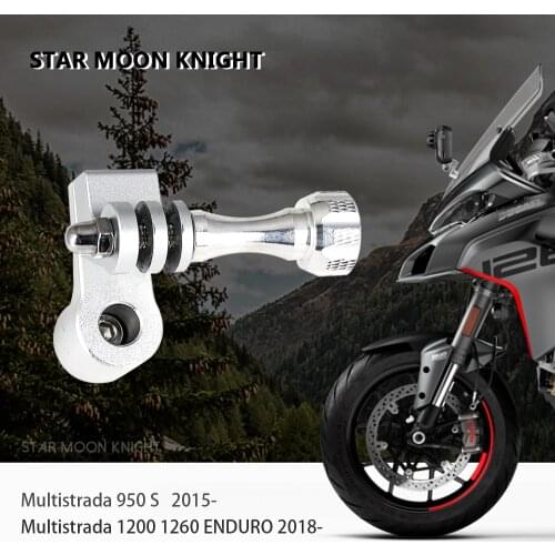 Motorcycle Driving Recorder BikeGP Recorder Holder For GoPro Camera Bracket CamRack For DUCATI Multistrada 950 S 1200 1260