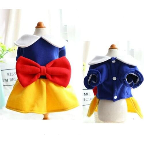 2020 New Dog Cat Dress Skirt Snow White Dog Winter Clothes Summer Autumn Winter Princess Skirt Wholesale Christmas Dog Clothes