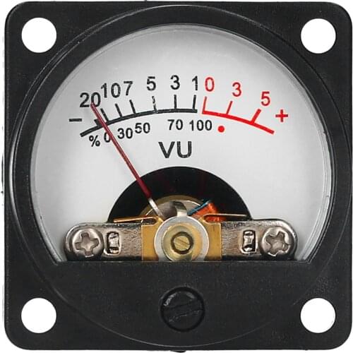 VU Meter 2 Pcs Panel VU Meters Warm Back Light Analog DB Sound Level Indicator Recording & Audio Level Amp with Driver Board