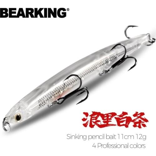 BEARKING professional Hot Fishing lures 11cm 12g Sinking pencil bait lure High Quality Hard Baits Good Action Wobblers