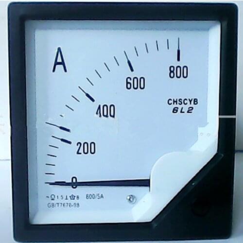 Pointer Analog Ampmeter Ammeter Current meter monitor tester Panel 800A 1000A 1500A 2000A