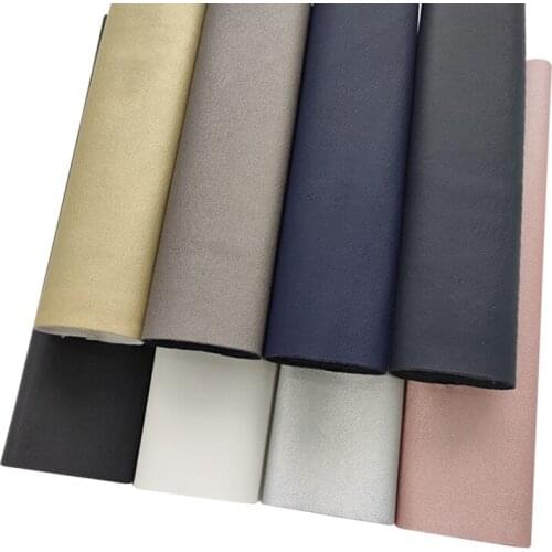 135x30cm Super Soft Smooth Surface Cotton Backing PU Textured Faux Leather Fabric Sheet for Making Clothing/Decoration/Stitching