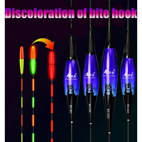 1PCS Smart Fishing LED Light Floats Night Gravity Sensing Fish Bait Electronic Security Night light Alarm Fishing Tackle