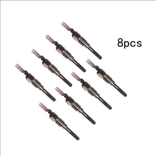 8pcs Car Accessories 12563554/25168651 Glow Plugs For Hummer GMC Chevrolet Buick Cadillac Fast Start Glowplug Cover