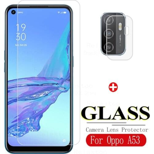 Glass For Oppo A53 s A 53 6.5'' Screen Protector camera lens OppoA53s Tempered Safety Glass FOR OPPO A 53s protection Film cover