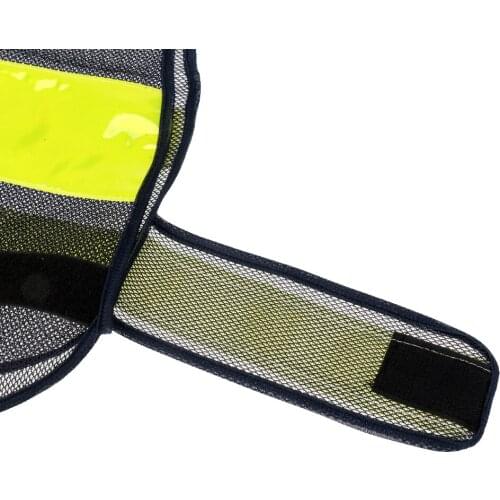 Safety Vest With Practical And Reflective Stripes For Cyclists