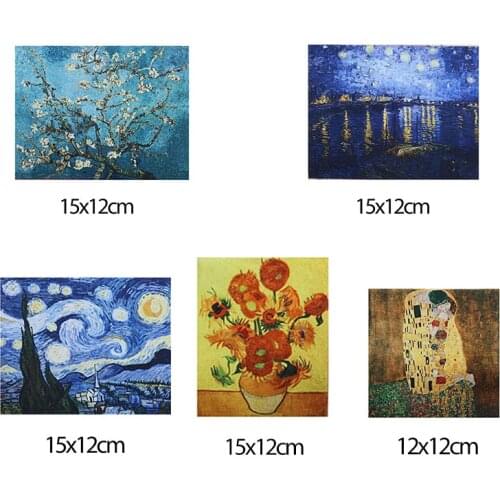 1 piece painting design 12cmx12m cotton fabric patchwork fabrics cloth sewing DIY Patchwork Hand Embroidery Quilting Bags