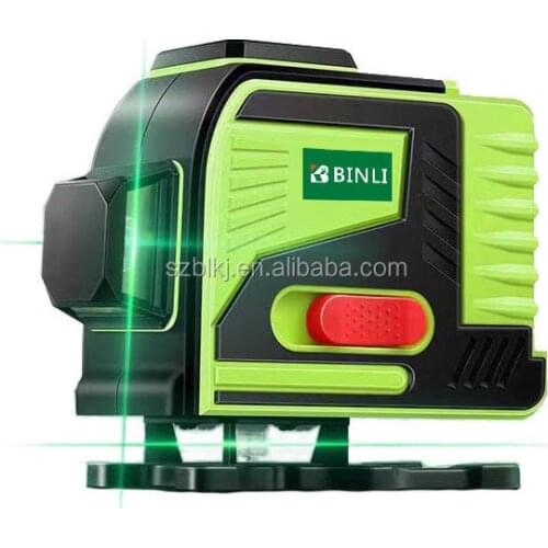 12 Lines 3D Green Laser Level & Rotary