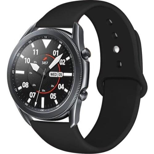 20mm/22mm Huawei watch GT 2/2e/pro strap For Samsung Gear S3/S2/Sport Silicone bracelet Galaxy watch 3/46mm/42mm/Active 2 band