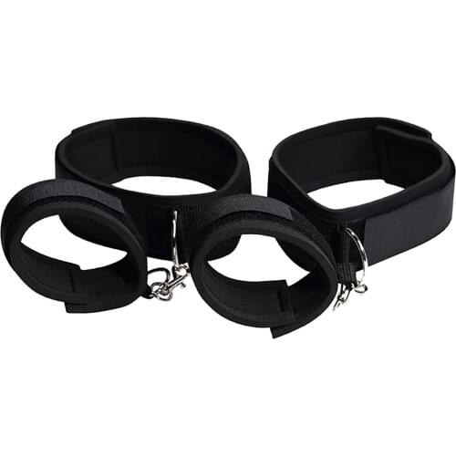 Bondage belt Spreader Bar Sexy Slave Hand Cuff Ankle Cuff Open Leg Restraint Ball Gag Constraint Cosplay Couple Sexy Strap