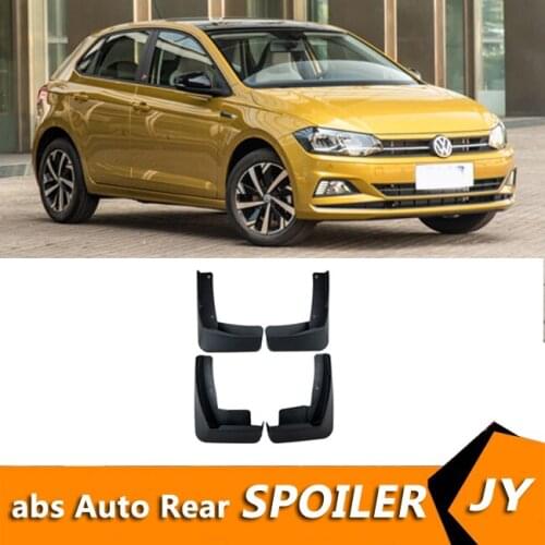 For Volkswagen Polo 2019-2020 Mudflaps Splash Guards Front With the color and rear Mud Flap Mudguards Fender Modified special