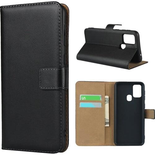 Premium Leather Flip Cover Luxury Wallet case for Samsung Galaxy M31 SM-M315F/DSN card holder holster phone shell GG