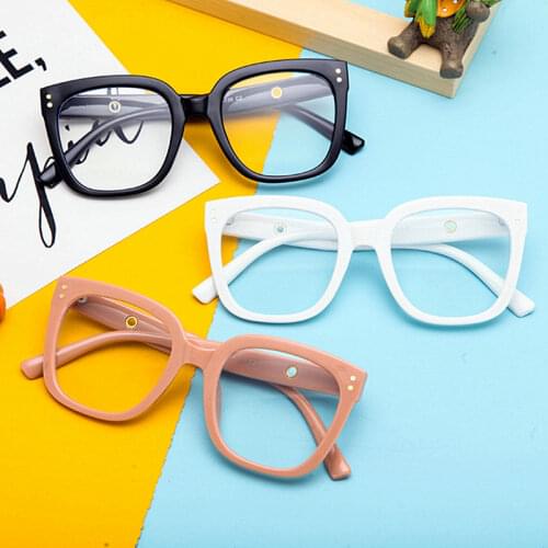 Anti Blue Light Kids Glasses Square Children Boy Girls Computer Optical Frame Blocking Eyeglasses Filter Cat Eye Glasses