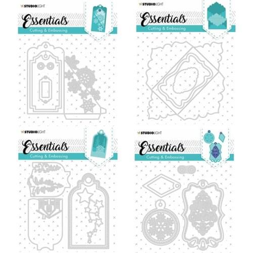 4pc Winter Greeting Card Set Metal Cutting Dies for DIY Scrapbooking Photo Album Decorative Embossing PaperCard Crafts Die2020