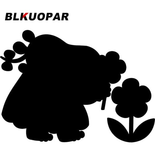 BLKUOPAR Sticker Small Animals and Flowers Car Stickers and Decals JDM Accessories Motorcycle Helmet Skateboard Waterproof Decal
