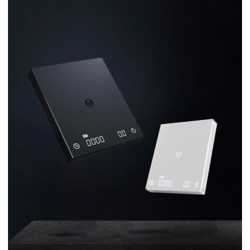 New Version Black Mirror Basic Coffee Scale Kitchen Scales with Auto Timing for both Espresso and Pour Over Digital