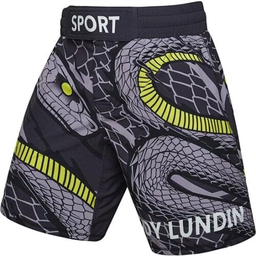 2021 New Design Cartoons Printing Boxing Training Wear Men High Quality Outdoor Running Fitness Sport Shorts Casual Pant