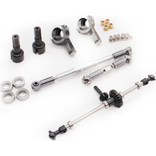 Upgrade Metal Gear Bridge Axle for WPL B1 B-1 B14 B-14 B24 B-24 C14 C-14 C24 C-24 RC Car Spare Parts Metal Front Rear Axle Gear