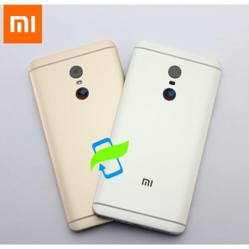 Original Battery Back Cover For Xiaomi Redmi Note4 Back Housing Rear Door Case For Redmi Note 4 Power Volume Buttons+Camera Lens