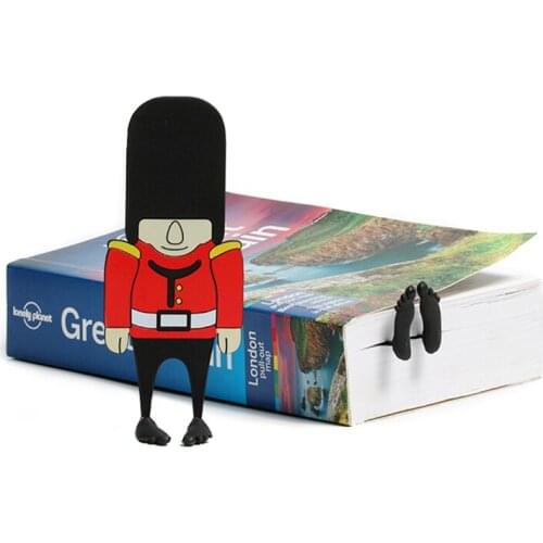 Original 3d Stereo Cartoon David Soldiers Modeling Bookmarks High Quality Cute Creative Color Student Children Stationery Gift