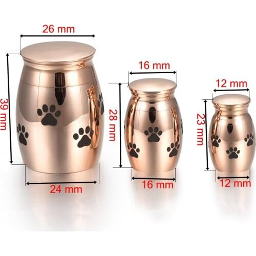 Value 3 Size Cremation Urn Casket Memorial Ashes Keepsake 316 L Stainless steel Urn Token