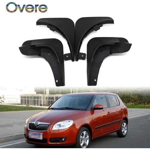 Overe Car Front Rear Mudguards For 2007 2008 2009 2010 Skoda Fabia Hatchback Mudflap Accessories Splash Guard Car-styling Fender