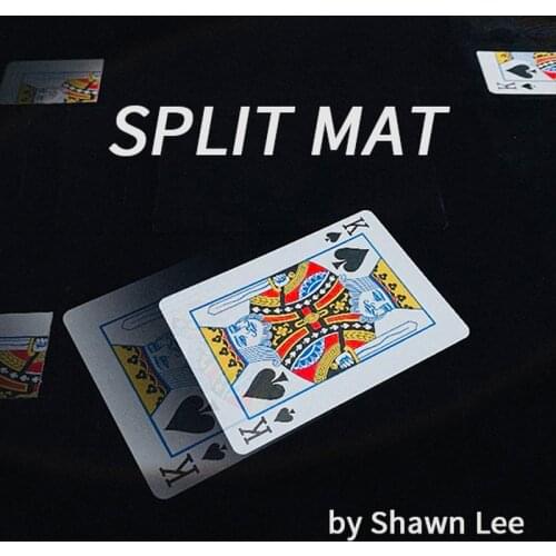 Split Mat (42x32cm) Magic Tricks Splited Playing Card Restore Magia Magician Stage Street Illusions Gimmicks Mentalism Accessory