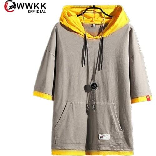 WWKK Men's T-shirts With A Hood