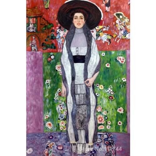 Woman in gold Portrait of Adele Bloch Bauer II Gustav Klimt paintings canvas art Hand painted High quality