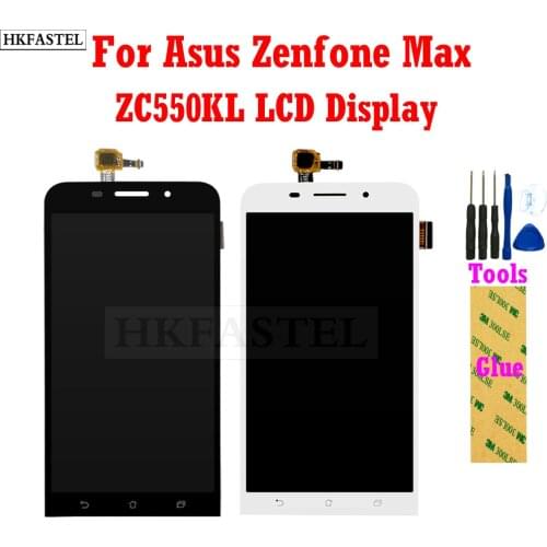 HKFASTEL Screen For ASUS Zenfone MAX ZC550KL Z010D Z010DA LCD Original Display Touch Digitizer Panel Sensor Module Assembly