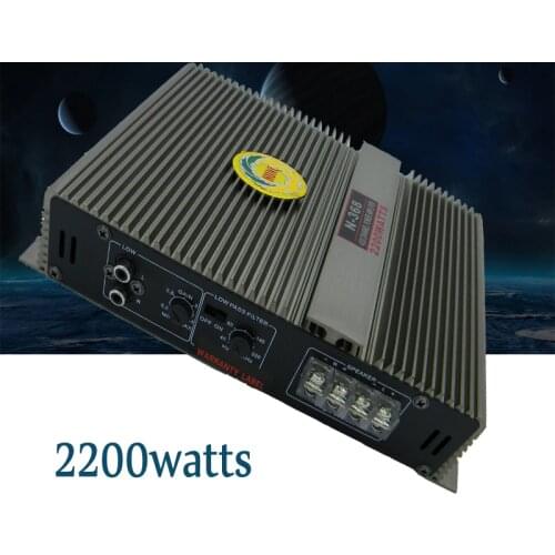2 Channel Car Audio Amplifier High Power 2200W Push Bass Amp Booster 2 Way Auto Amplifiers